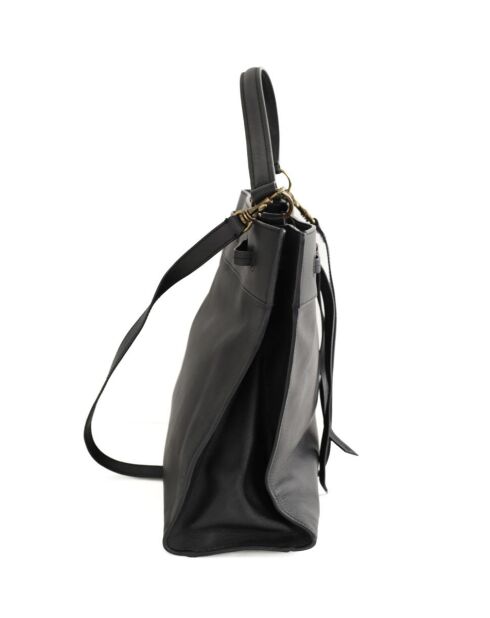 Borse in pelle nera - 36x14x28 cm - Ottime condizioni