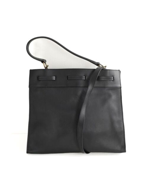 Borse in pelle nera - 36x14x28 cm - Ottime condizioni