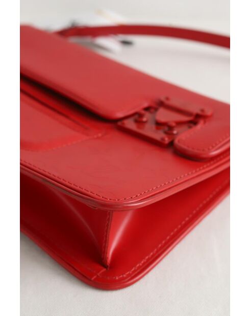 Bolsos de piel roja - 24x5x18 cm - En muy buen estado