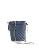 Bolsos de piel azul marino - 19x10x17 cm - En buen estado