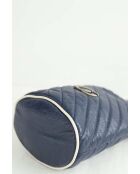 Bolsos de piel azul marino - 19x10x17 cm - En buen estado