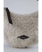 Bolsos de piel blanca - 23x14 cm - En buen estado