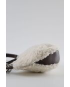 Bolsos de piel blanca - 23x14 cm - En buen estado