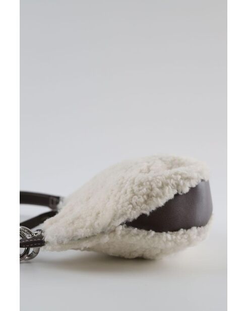 Bolsos de piel blanca - 23x14 cm - En buen estado