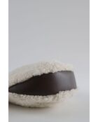 Bolsos de piel blanca - 23x14 cm - En buen estado