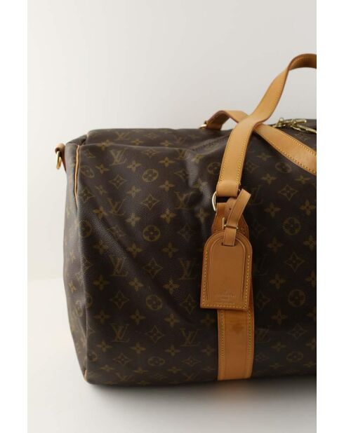 Sacs deVoyage en cuir marron - 65x30x28 cm - Très bon état