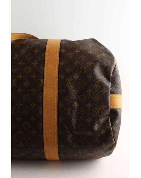 Sacs deVoyage en cuir marron - 65x30x28 cm - Très bon état