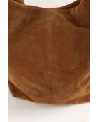 Bolsos de gamuza camel - 43x16x40 cm - Buen estado