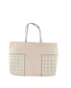 Beigefarbene Wildlederhandtaschen - 45x16x30 cm - Sehr guter Zustand