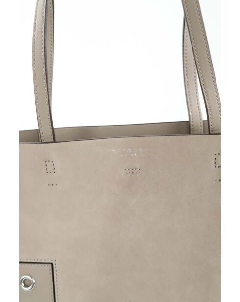 Beigefarbene Wildlederhandtaschen - 45x16x30 cm - Sehr guter Zustand