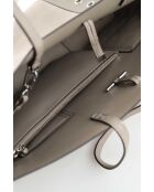 Beigefarbene Wildlederhandtaschen - 45x16x30 cm - Sehr guter Zustand