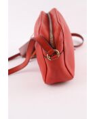 Rode leren handtassen - Breedte 23x7x15 cm - Zeer goede conditie