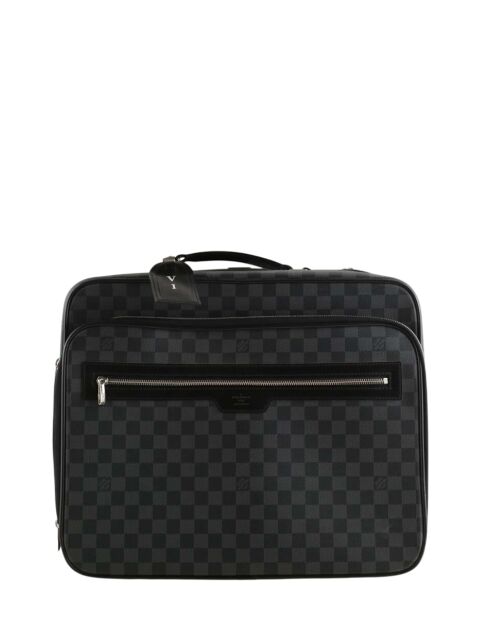 Sacs deVoyage en cuir noir - 43x18x42 cm - Bon état