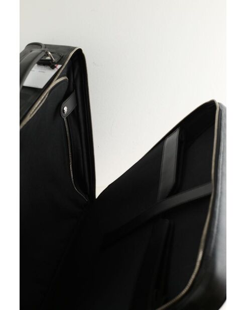Sacs deVoyage en cuir noir - 43x18x42 cm - Bon état