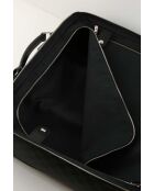 Sacs deVoyage en cuir noir - 43x18x42 cm - Bon état