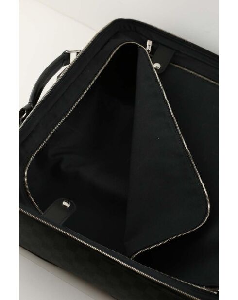 Sacs deVoyage en cuir noir - 43x18x42 cm - Bon état