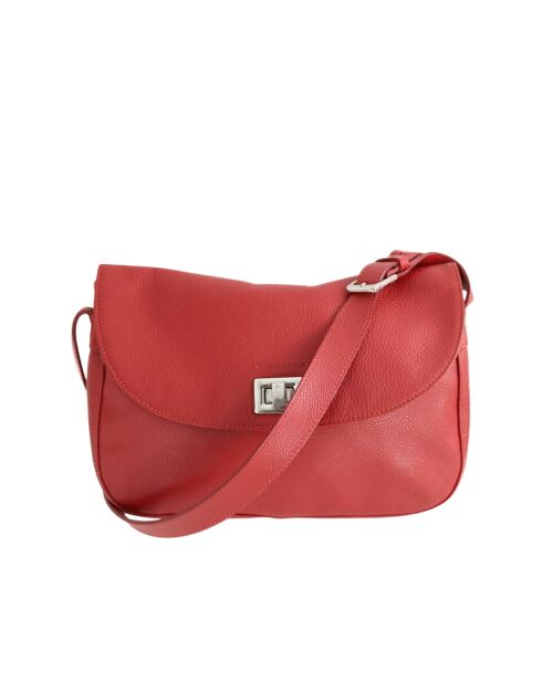 Rode leren handtassen - 28x5x20 cm - Zeer goede conditie