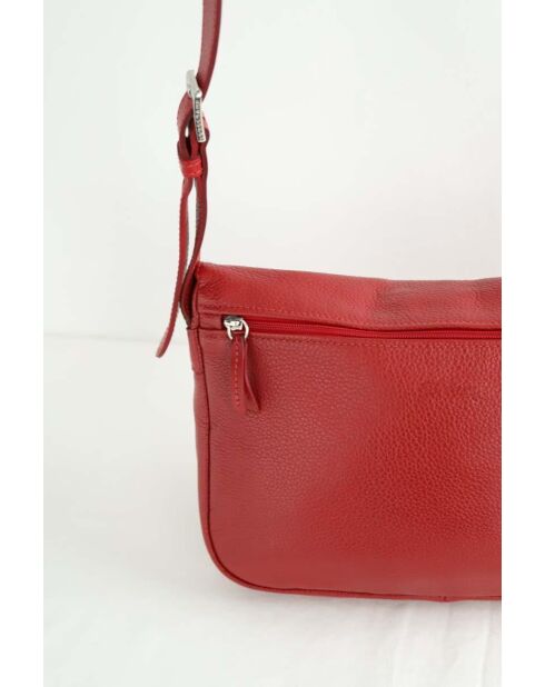 Rode leren handtassen - 28x5x20 cm - Zeer goede conditie