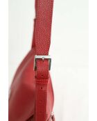 Rode leren handtassen - 28x5x20 cm - Zeer goede conditie