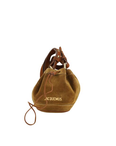 Bolsos de gamuza camel - 17x9x13 cm - Buen estado