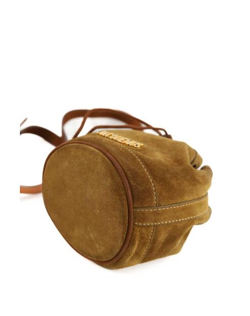 Bolsos de gamuza camel - 17x9x13 cm - Buen estado