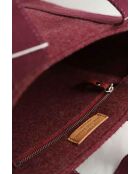 Sacs à main en synthétique bordeaux - 43x16.5x28.5 cm - Très bon état