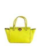 Gele leren handtassen - 27x11x22 cm - Zeer goede conditie