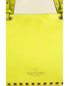 Gele leren handtassen - 27x11x22 cm - Zeer goede conditie