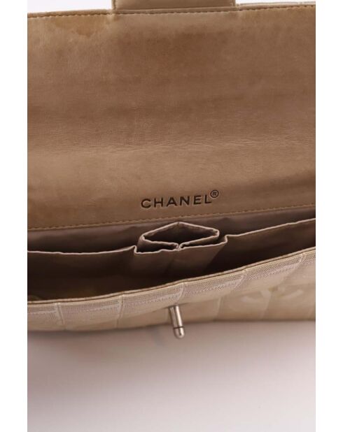 Handtaschen aus goldfarbenem Stoff - 27x4x13 cm - Guter Zustand