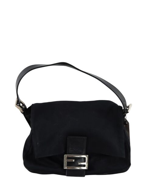 Bolsos de tela negra - 29x12x20 cm - Muy buen estado