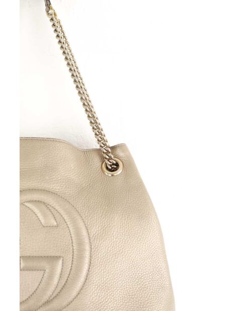 Borse in pelle beige - 37x14x27 cm - Buone condizioni