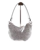 Sacs à main en tissu argenté - 21x11x16 cm - Très bon état