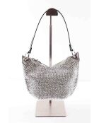 Sacs à main en tissu argenté - 21x11x16 cm - Très bon état