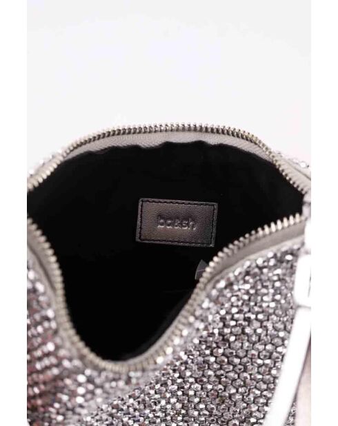 Sacs à main en tissu argenté - 21x11x16 cm - Très bon état