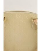 Gele leren handtassen - 28x18x12 cm - Goede conditie