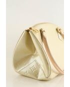 Gele leren handtassen - 28x18x12 cm - Goede conditie