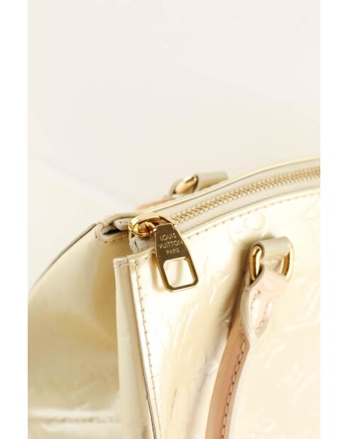 Gele leren handtassen - 28x18x12 cm - Goede conditie