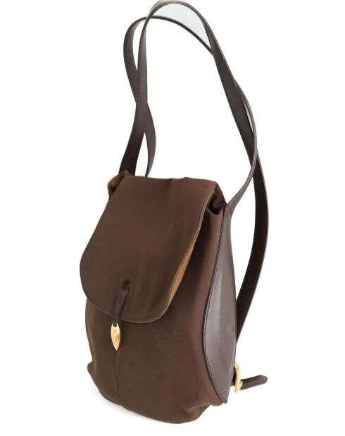 Zaini in tessuto marrone - 32x23x4 cm - Ottime condizioni