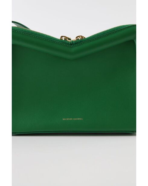 Bolsos de piel verde - 24x14x6 cm - En muy buen estado