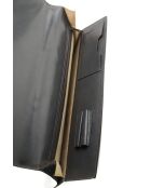 Graue Lederhandtaschen - 38x5x28 cm - Guter Zustand