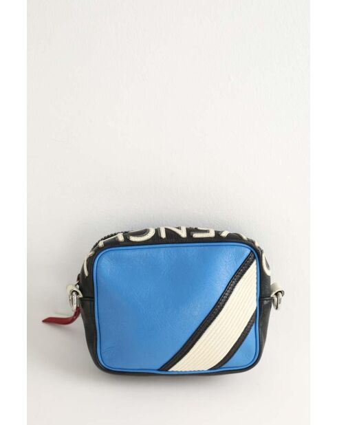 Sacs en cuir bleu - 19x6x15 cm - Bon état