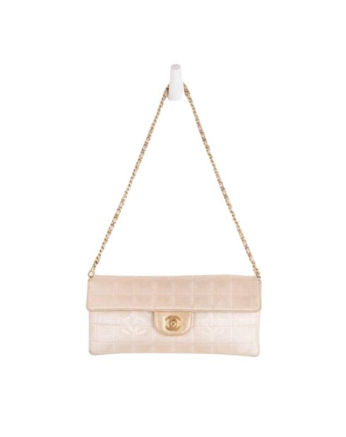 Handtaschen aus goldfarbenem Stoff - 26x4x11 cm - Sehr guter Zustand