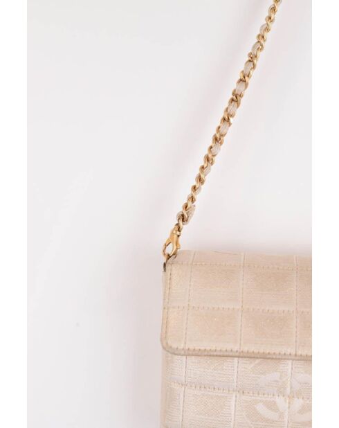 Handtaschen aus goldfarbenem Stoff - 26x4x11 cm - Sehr guter Zustand