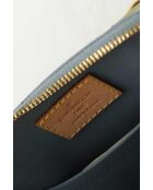 Borse a mano in pelle verniciata kaki - 23x11x18 cm - Buone condizioni