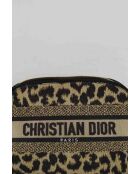 Beigefarbene Reisetaschen aus Baumwolle - 23x15x8 cm - Sehr guter Zustand