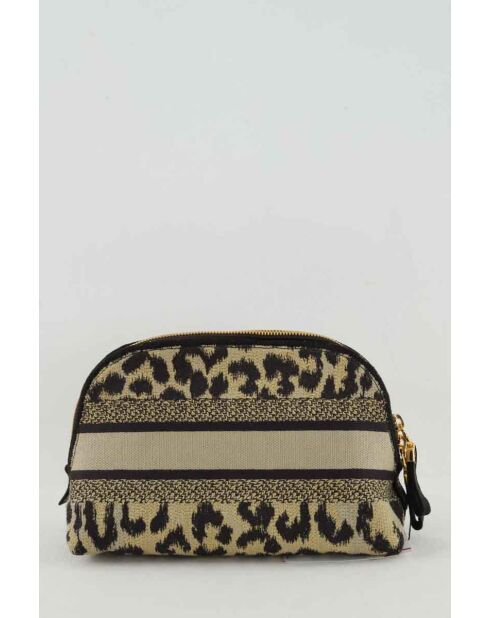 Beigefarbene Reisetaschen aus Baumwolle - 23x15x8 cm - Sehr guter Zustand