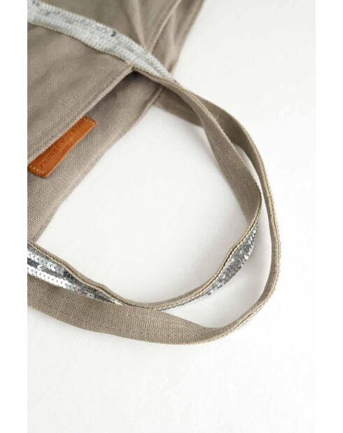 Graue Stoffhandtaschen - 57x20x37 cm - Sehr guter Zustand