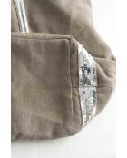 Graue Stoffhandtaschen - 57x20x37 cm - Sehr guter Zustand