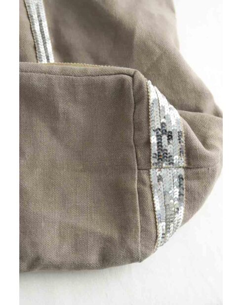 Graue Stoffhandtaschen - 57x20x37 cm - Sehr guter Zustand