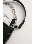 Bolsos de charol negros - 18x3,5x10 cm - Muy buen estado